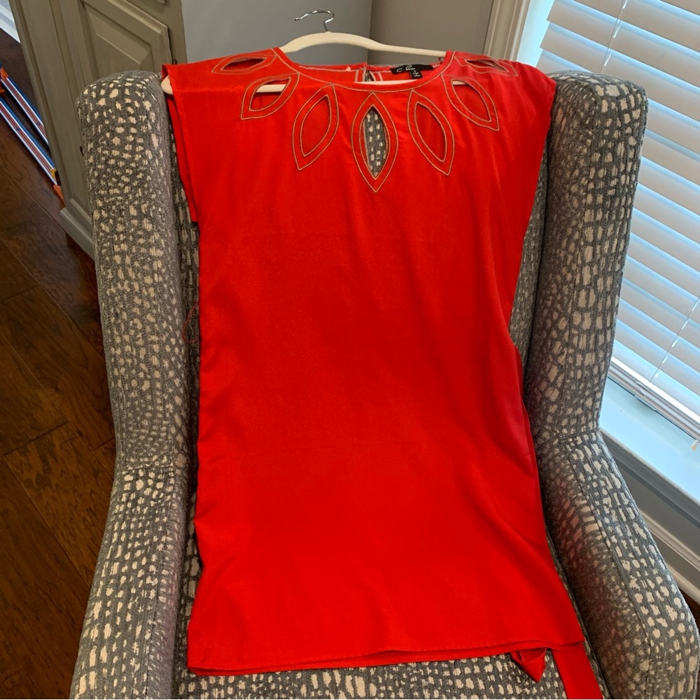 Red dress